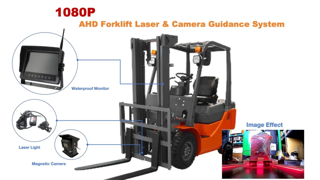 forklift laser guidance system