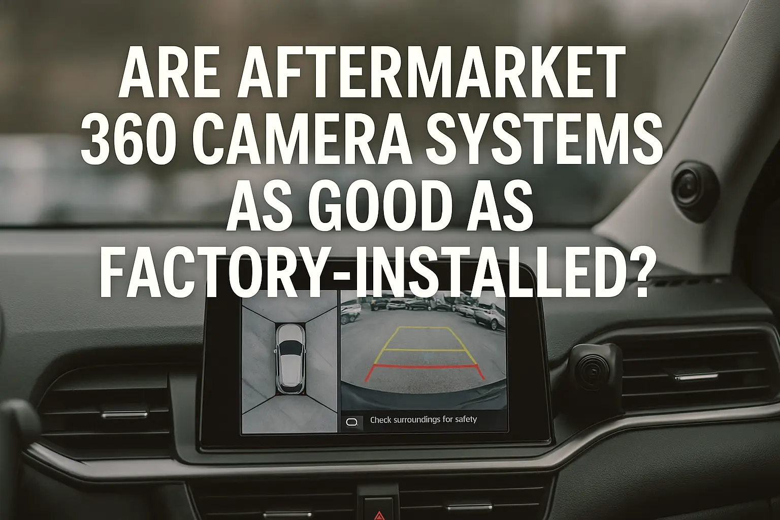 are aftermarket 360 camera systems as good as factory installed 2yvsby63kfv1x6ea00vs 1