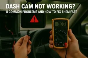 dash cam not working 8 common problems and how to