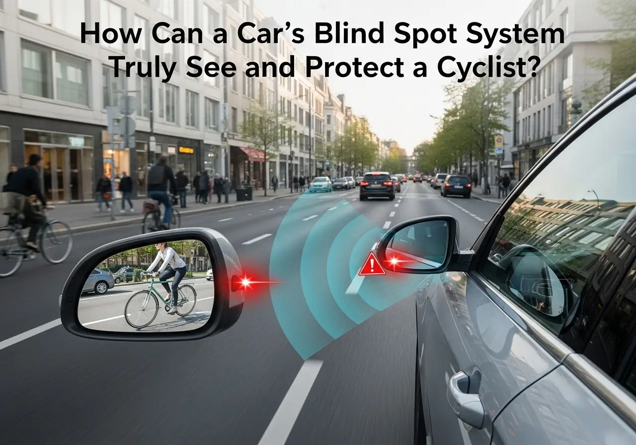 how can a cars blind spot system truly see and protect a cyclist khh1fech51uek2c5lref 0