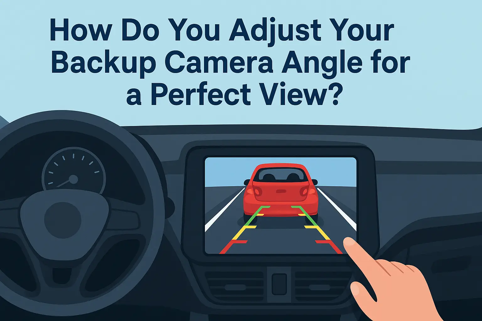 how do you adjust your backup camera angle for a perfect view ejxurpxsfvska66ww8cl 1