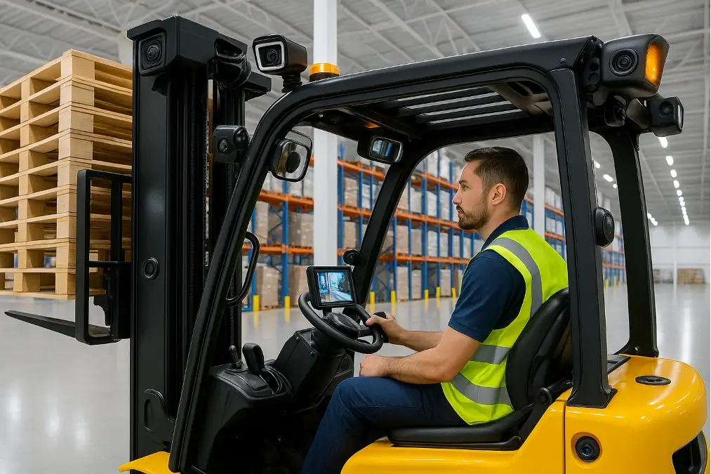 alt: forklift safety system