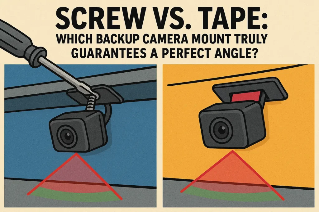screw vs tape which backup camera mount truly guarantees a perfect angle ojbja5g260hg95f7om1m 1