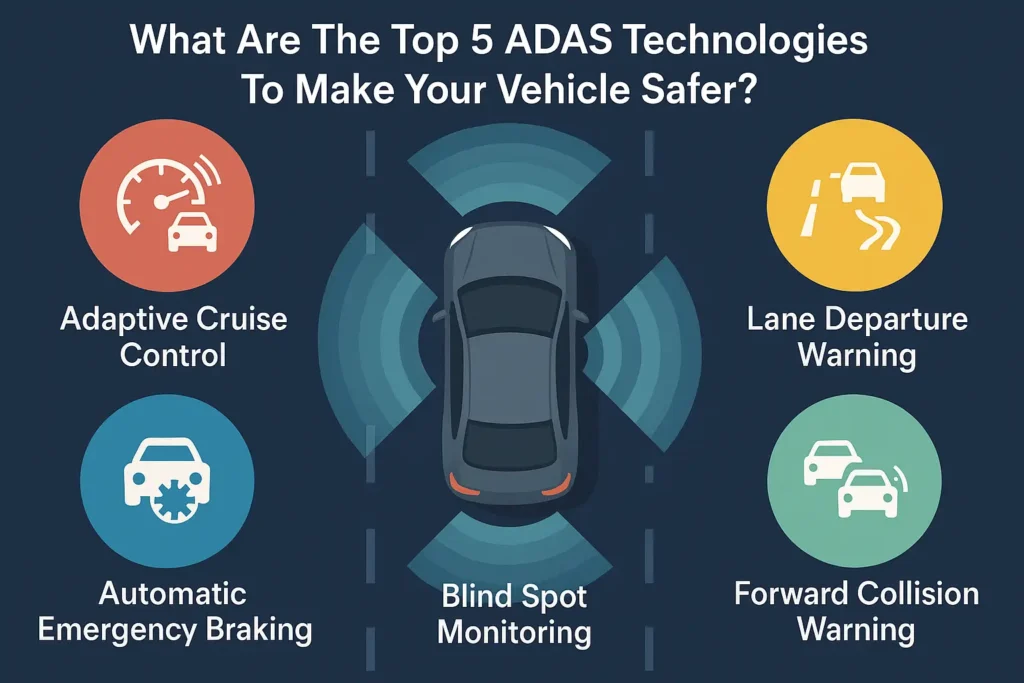 what are the top 5 adas technologies to make your vehicle safer o7ca7b7tl23ks7q8fr28 0
