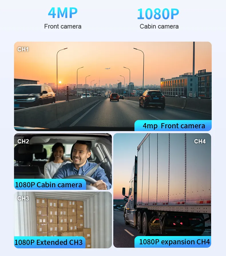 4ch dash cam