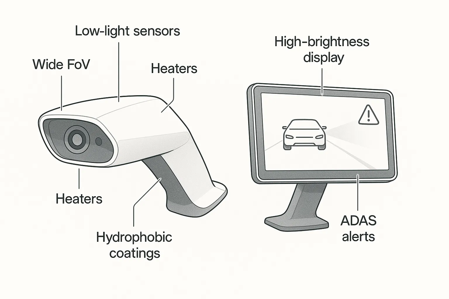 wing mirror features checklist