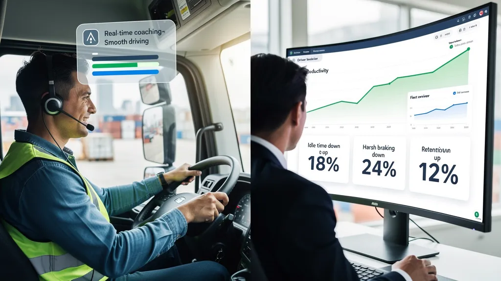 driver behavior monitoring productivity retention