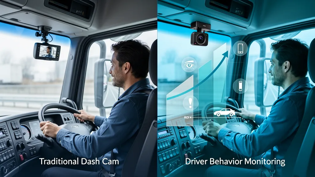 driver behavior monitoring vs dash cam ROI