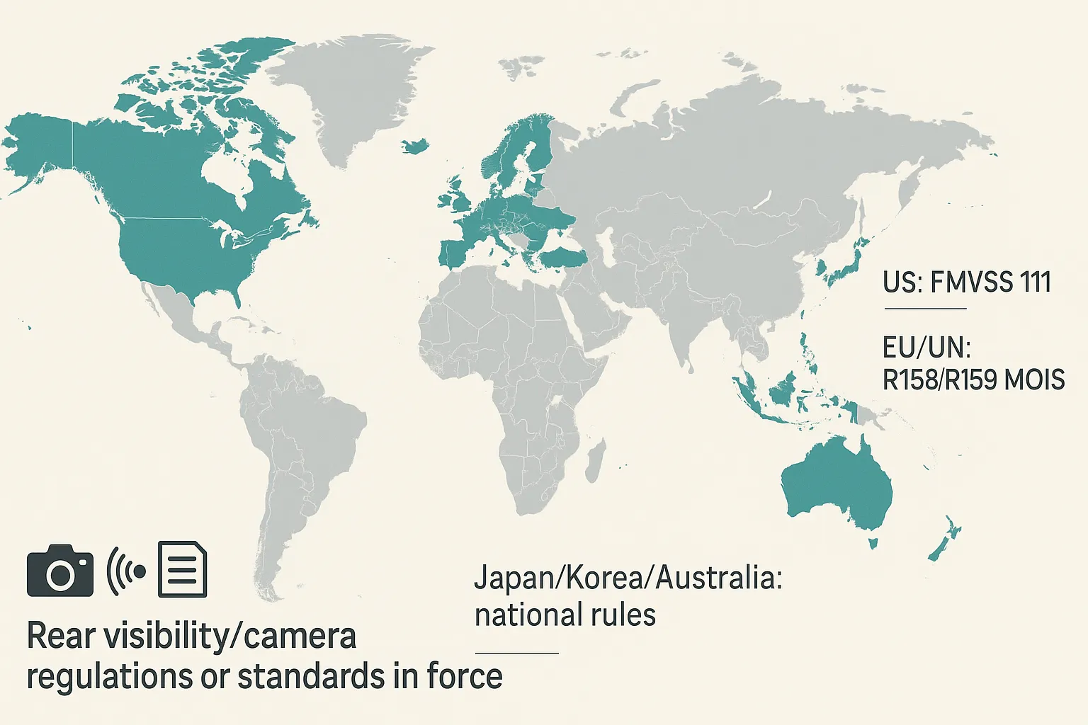 global backup camera laws