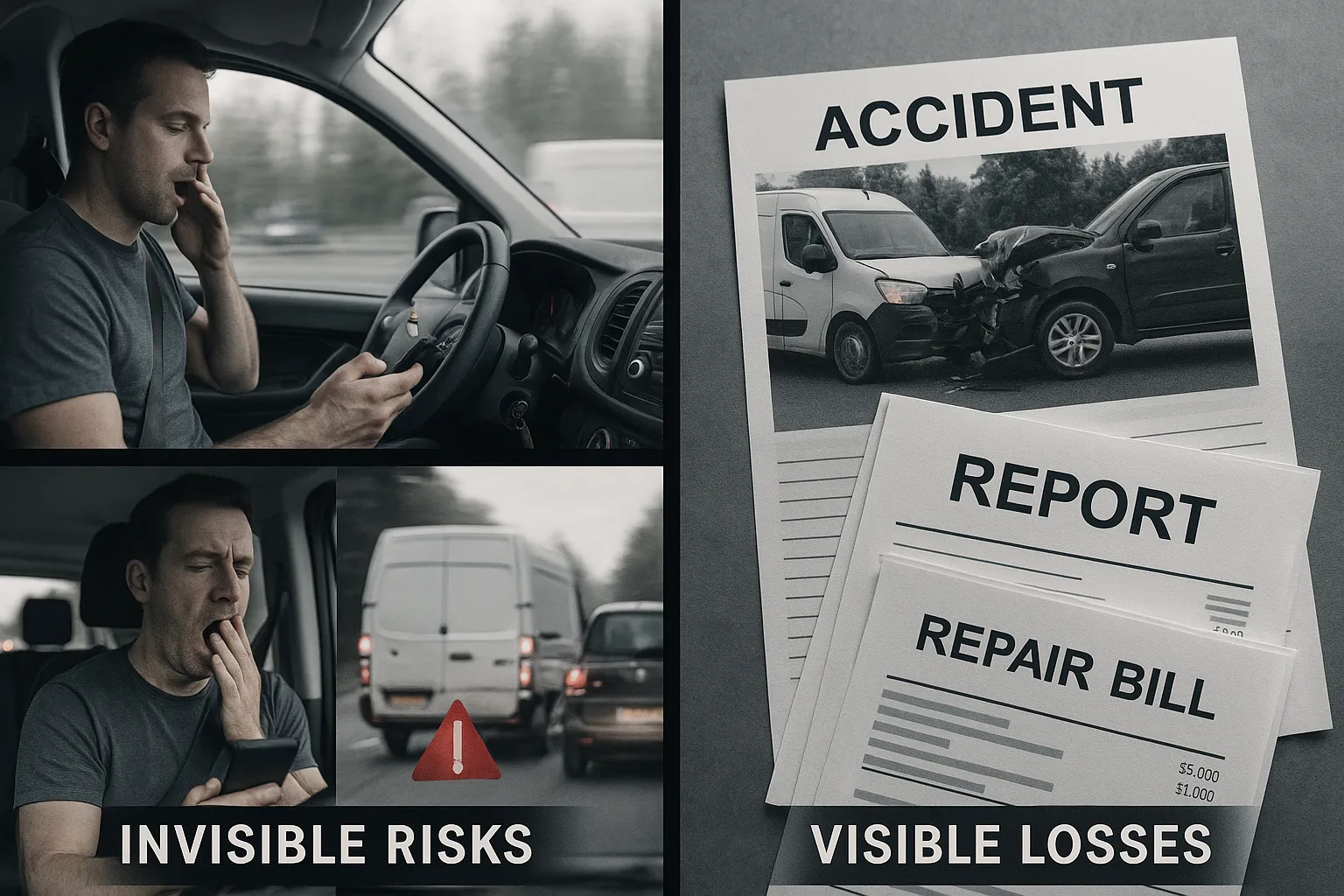 fleet driving risks without monitoring
