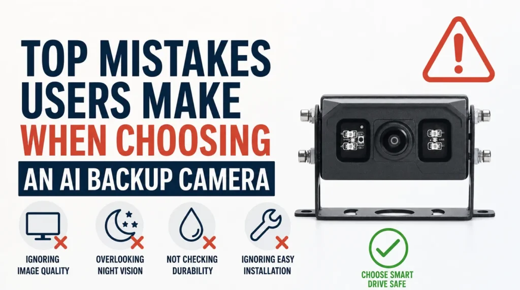 top mistakes users make when choosing an ai backup camera.