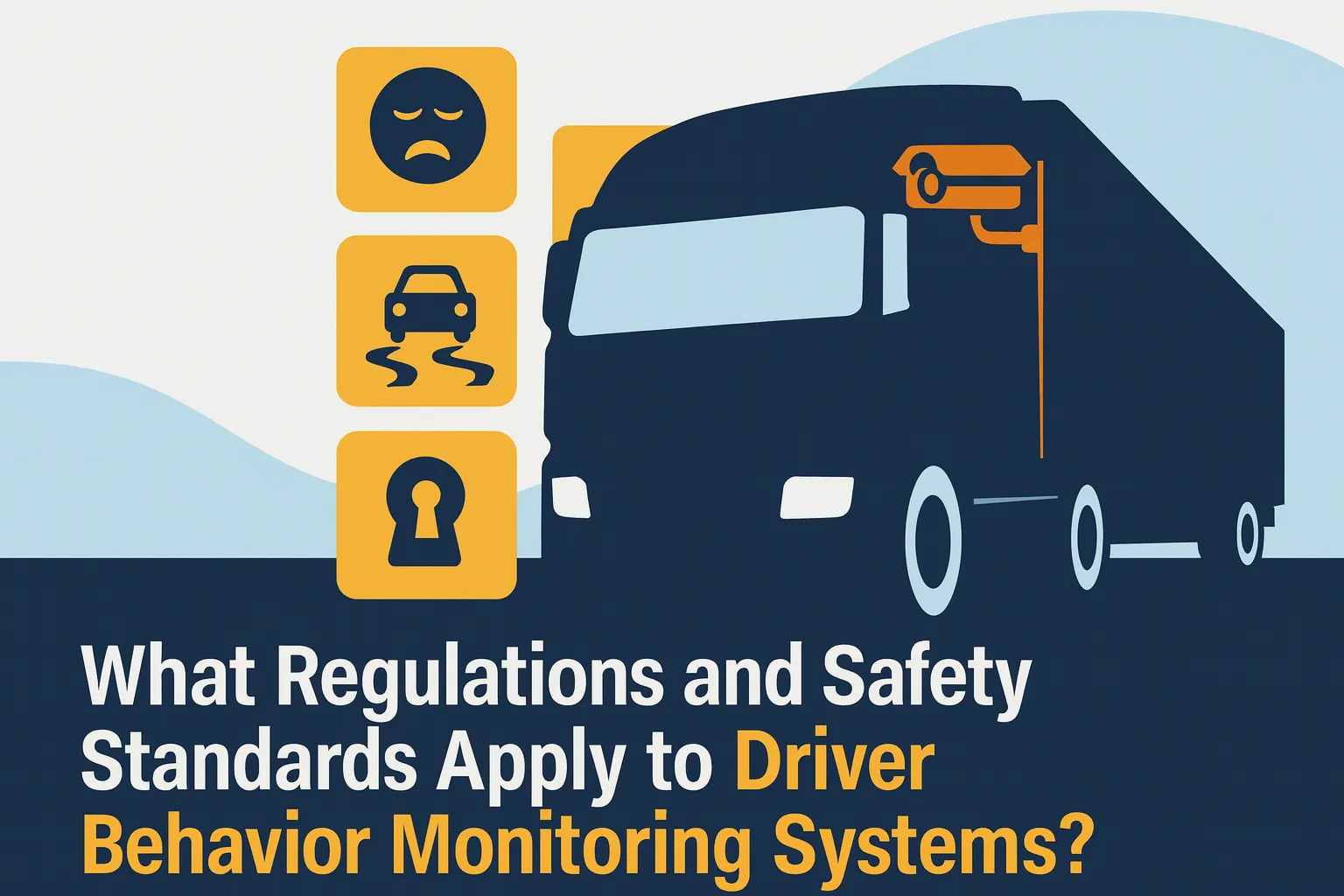 what regulations and safety standards apply to driver behavior monitoring systems