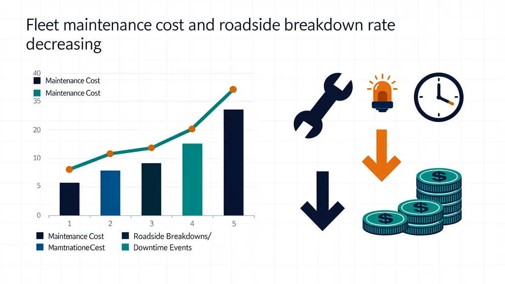 fleet maintenance cost reduction chart