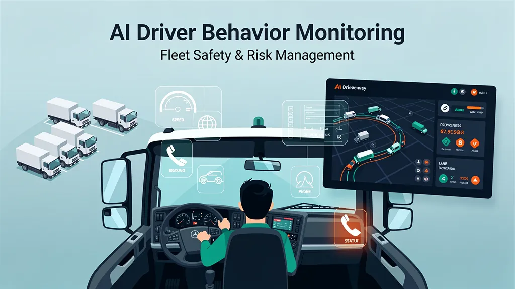 AI Driver Behavior Monitoring for Fleet Safety & Risk Management