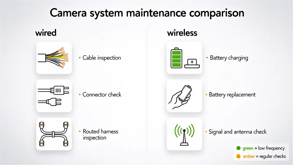 camera system maintenance comparison