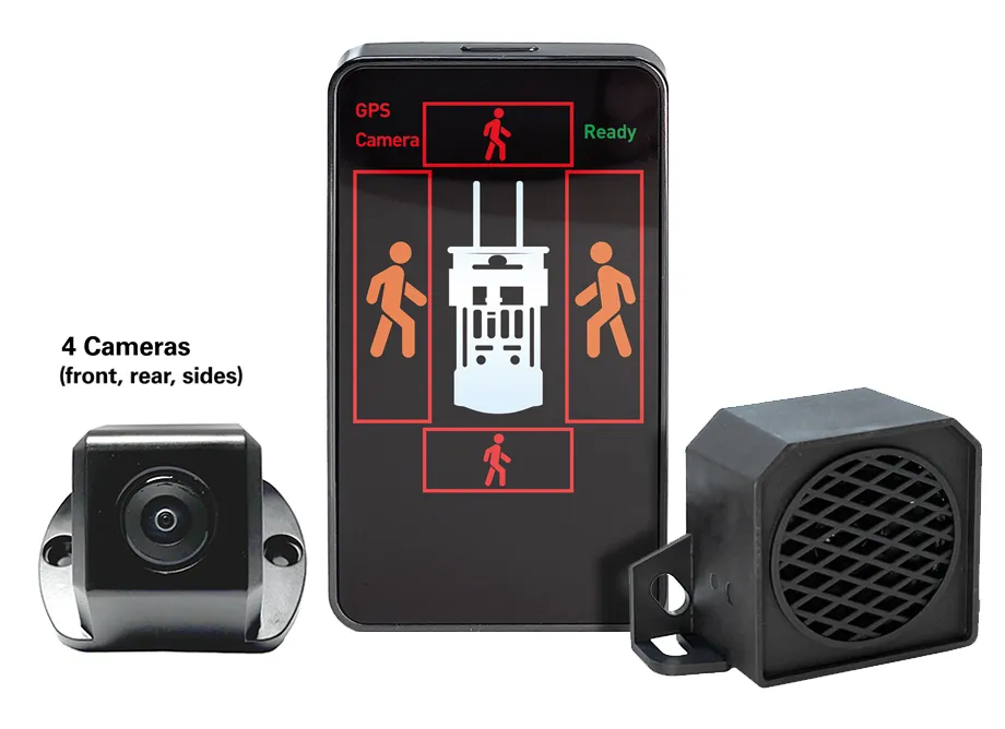 warehouse pedestrian safety camera systems