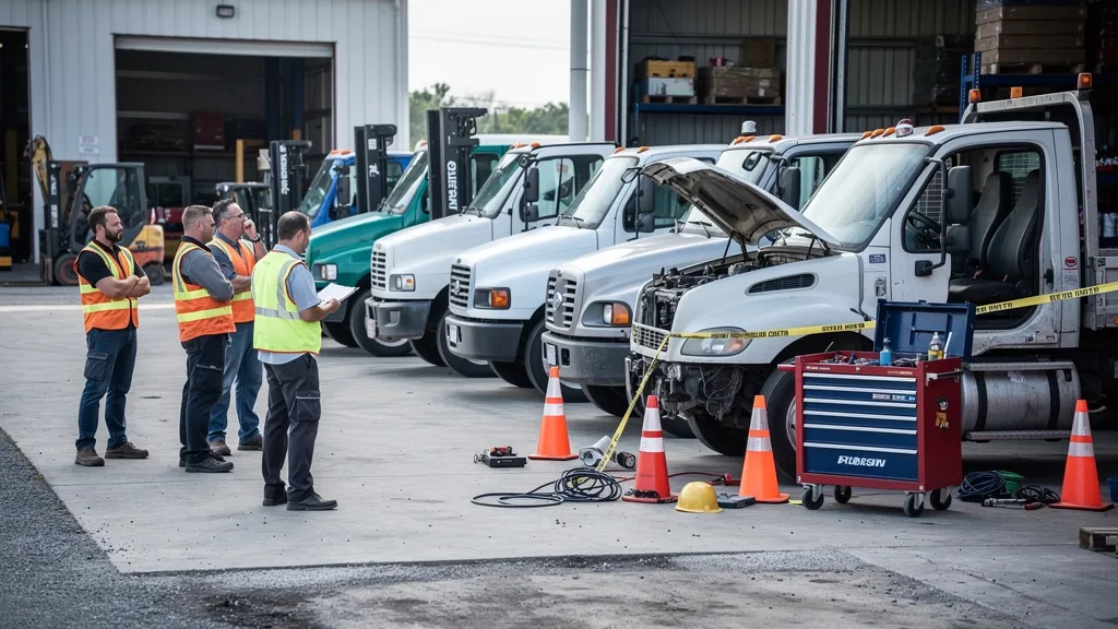 industrial fleet vehicle downtime installation