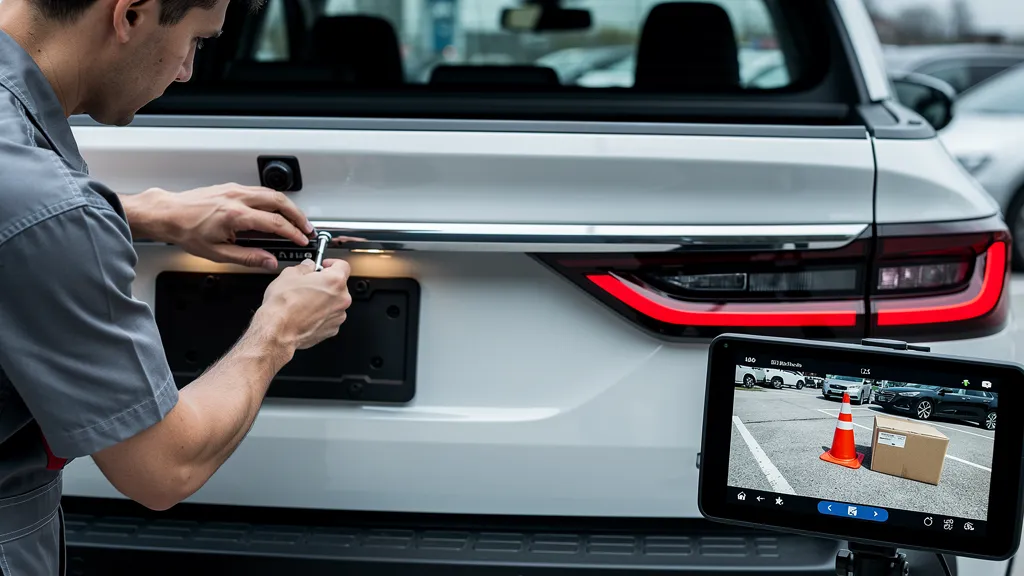 backup camera angle adjustment