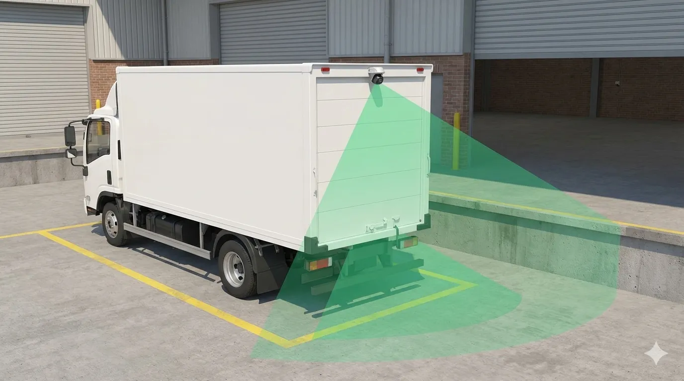 truck camera placement guide for front side and rear coverage