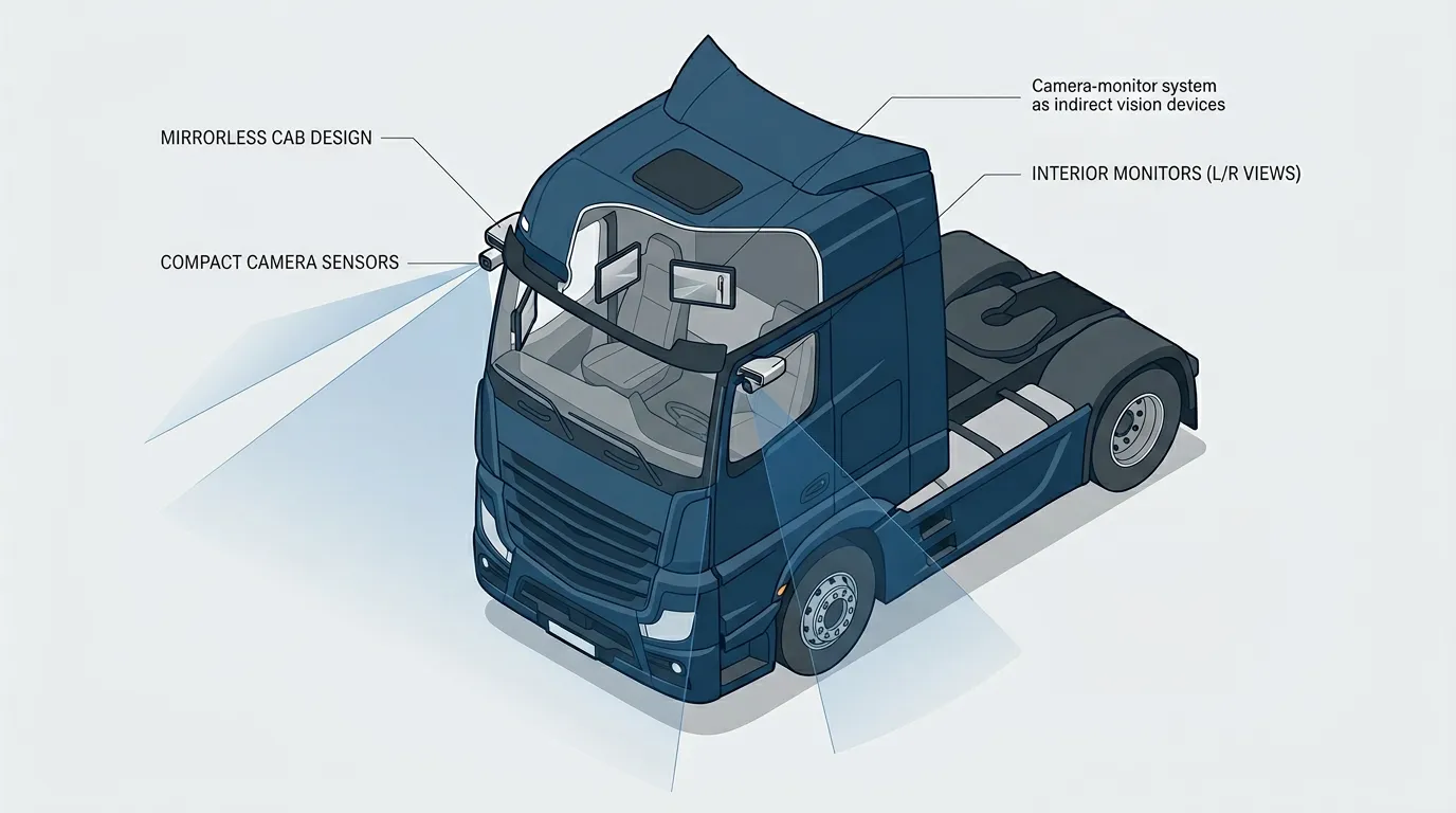 UNECE R46 camera monitor systems and indirect vision