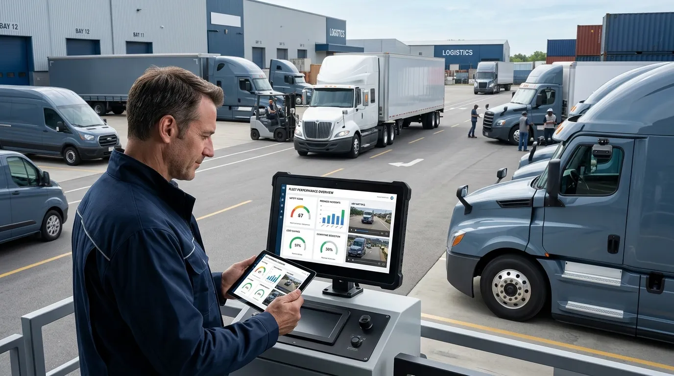 fleet camera system ROI for commercial vehicles