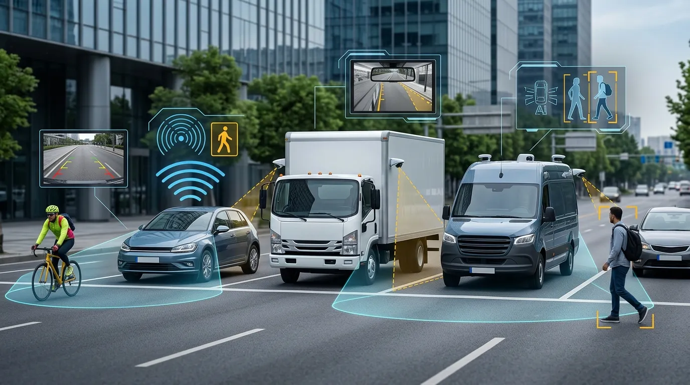 vehicle blind spot detection technologies for cars trucks and fleets