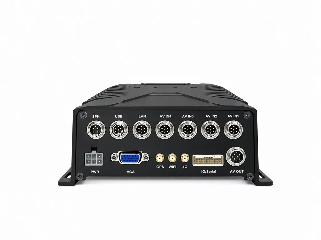 8 channel mobile dvr for large vehicle coverage